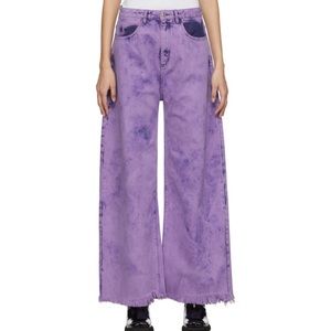 Marques Almeida Purple Boyfriend Jeans